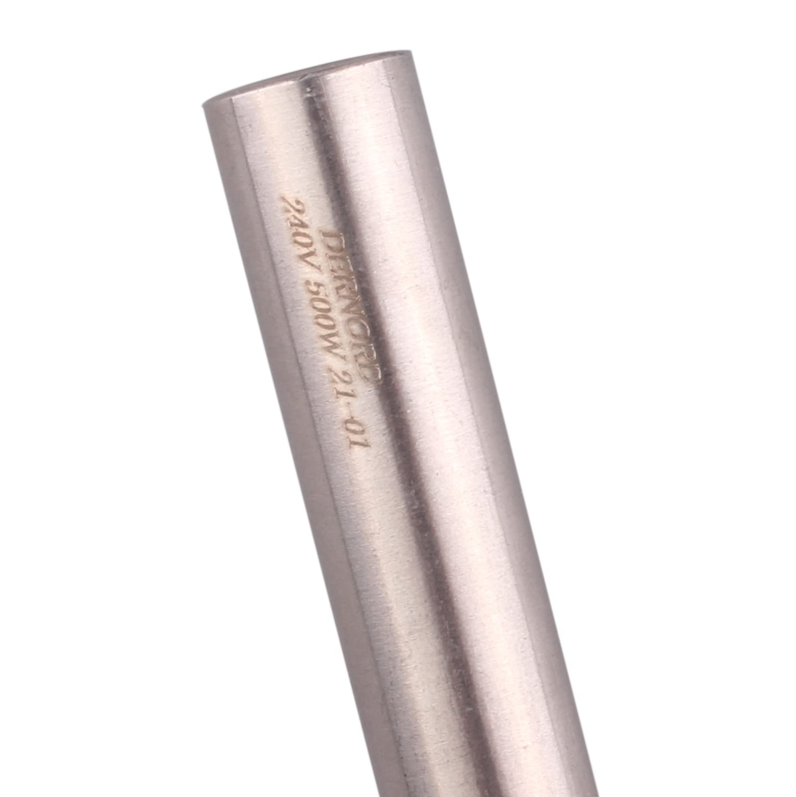 DERNORD Heizelement Patronentyp Elektroheizung 240V 500W 1/2 Zoll 20.95MM BSP Gewinde Edelstahlflansch DIY Edelstahl Heizelement