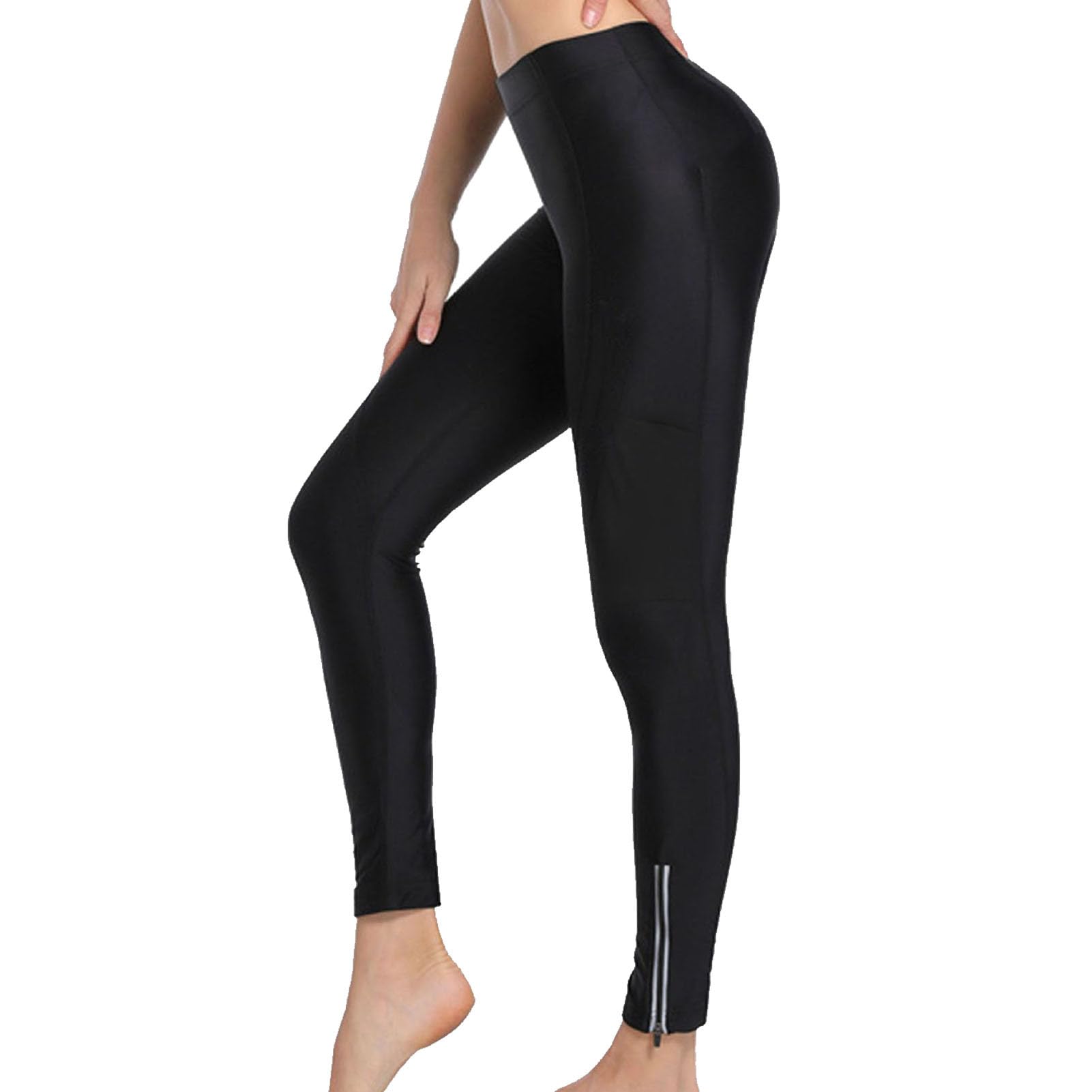 Pantalon De Velo Doux, Pantalon De Velo Rembourre Cyclisme Doux, Élastiques, Pantalon Thermique Doublé en Polaire À Séchage Rapide, Collants D'équitation pour Femmes, Vêtements D