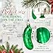German Christmas Pickle Ornament Tradition Decor - Green Glass Tree Decoration - Gift Boxed with Story & Legend