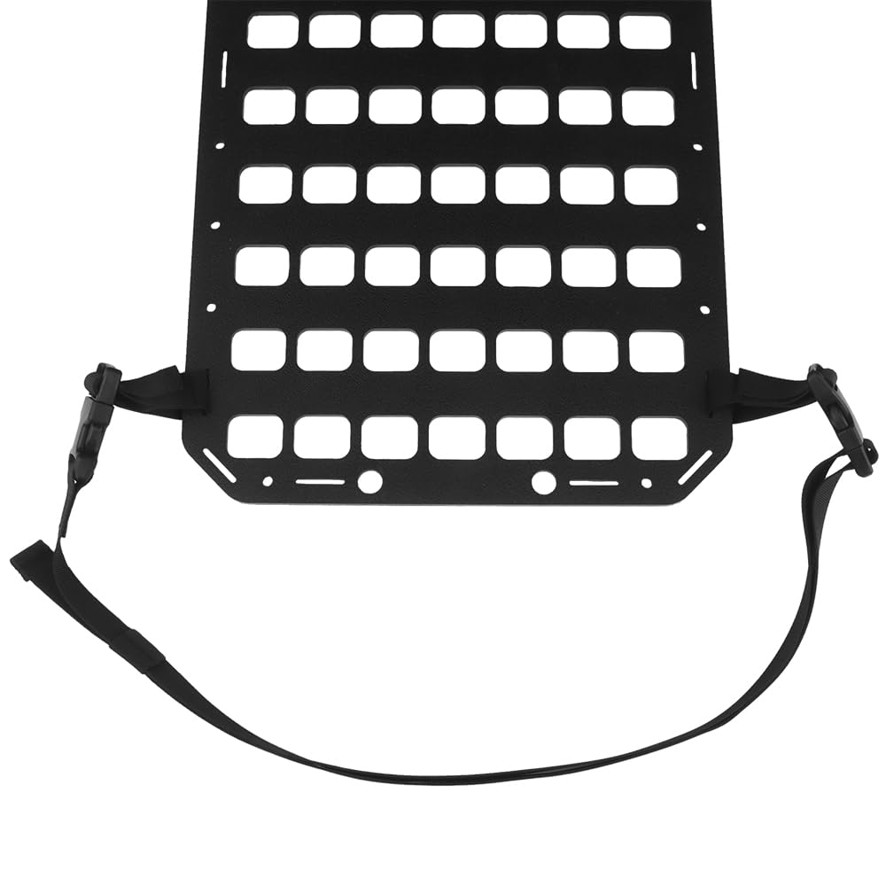 Tactical Car Seat Back Rigid Molle Panels Organizer, for Truck Mount Rack for Tactical IAFK Pouch/Gun Holster Accessories (12.2x21)