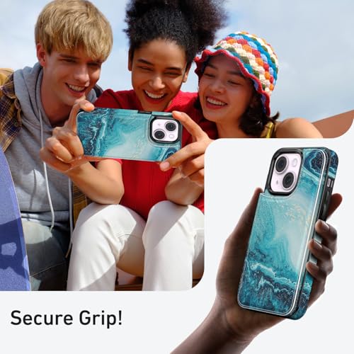 Goodon for iPhone 14 Plus Case Wallet - Flip Folio PU Leather Cover - image 7