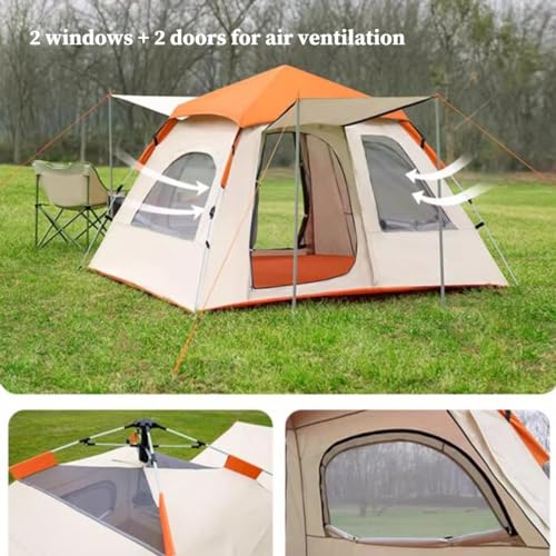 Carpa para camping instantánea GIZNXBA para 4-6 personas miniatura 5