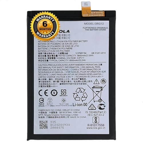 Image of Original MH60 Batttery for Motorola G60 / G10 Battery with 6 Month Warranty **** (G00057)