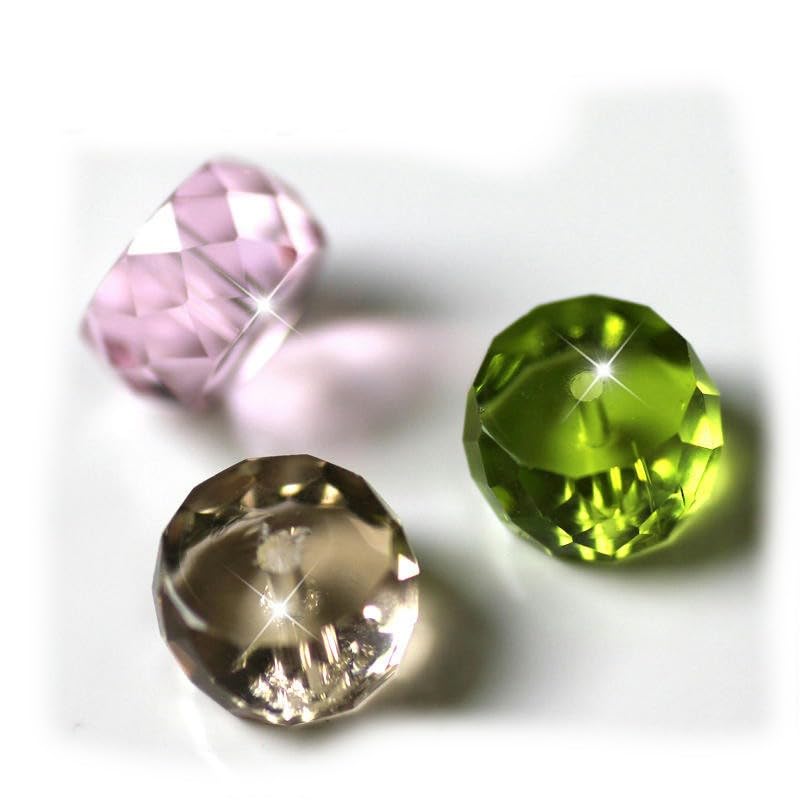 150 szt. 8/10/12 mm kryształowe szklane koraliki fasetowane kryształowe koraliki diamentowe koraliki kurtynowe koraliki do rękodzieła, dekoracji DIY