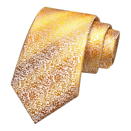 Image of JEMYGINS Mens Tie and Lapel Pin Necktie Pocket Square Cufflinks and Tie Clip Sets for Business Casual 5PCS