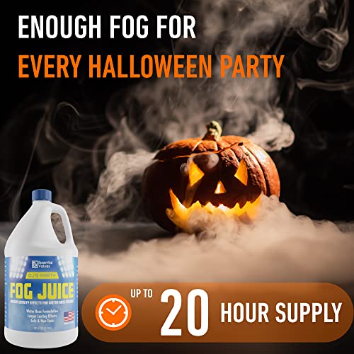 Smoke Machine Fog, Fluid For Fogging Machines – Fog Juice That Produces Long-Lasting Medium Density Smoke For Water-Based Foggers, For 400-1500 Watt Machines #TOP1