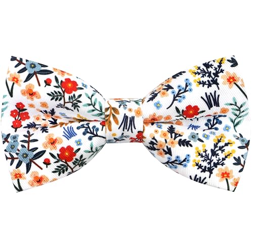 Image of Colorful Fun Pattern Pre-Tied Bow Tie Mens Floral Space Adjustable Bowtie