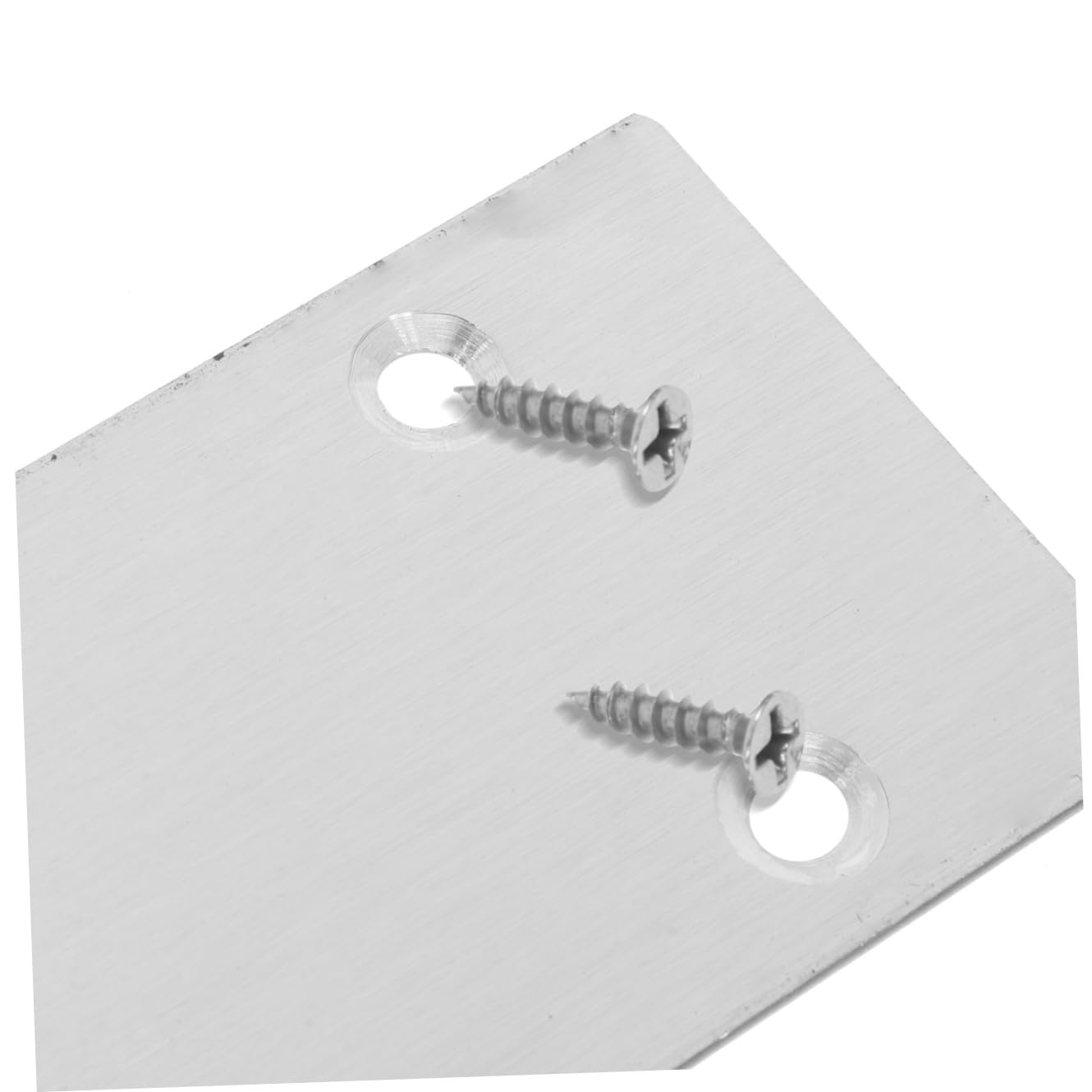10stücke Metall-verbindungsplatte Mit Löchern Flache Reparaturplatten Aus Stahl Befestigungswinkel Für Möbel Gerade Strebenwinkel Flache Verbindungshalterung