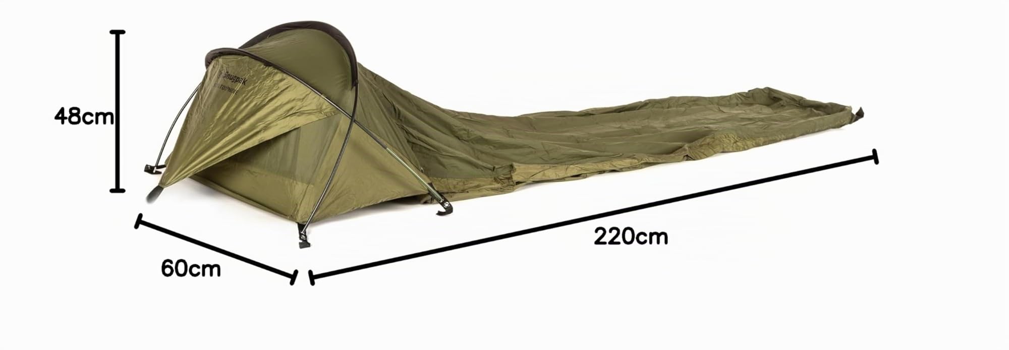 Snugpak 92860 Stratosphere Bivvi One Person Shelter Olive, olivgrün, Einheitsgröße