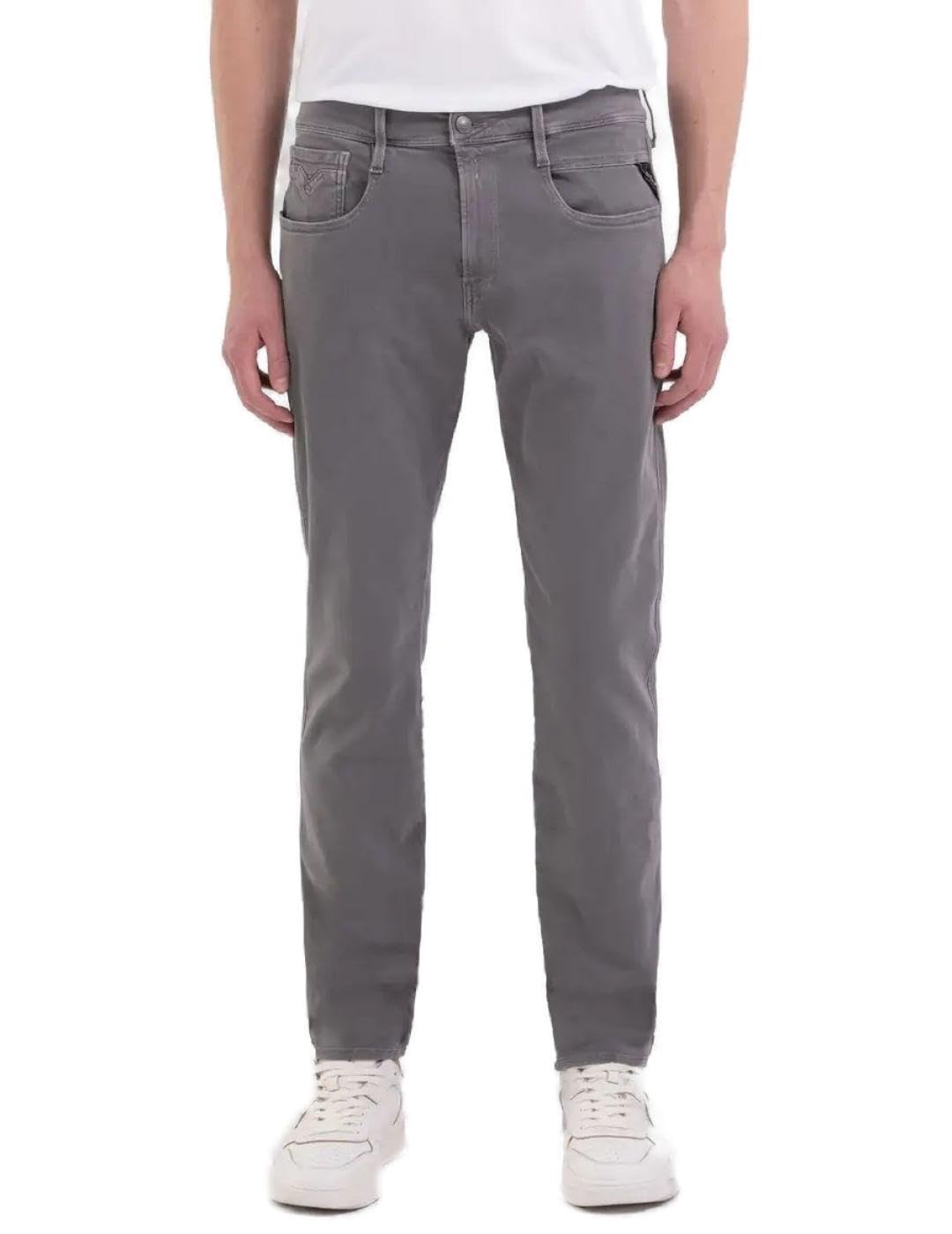 Replay Herren Jeans Anbass Slim-Fit Hyperflex Colour X-Lite mit Stretch