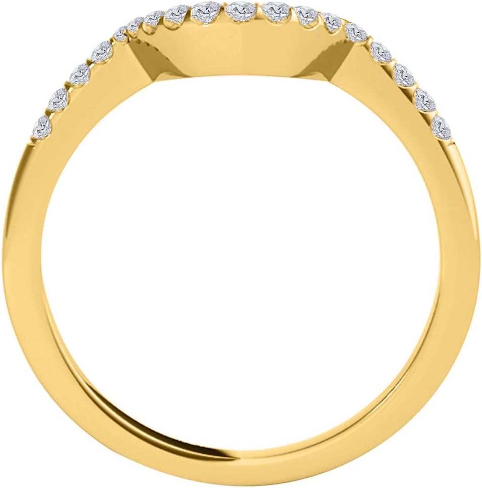 MauliJewels 1.18 Carat Oval Shaped Sapphire And Diamond Bridal Set prong 10K Yellow Gold