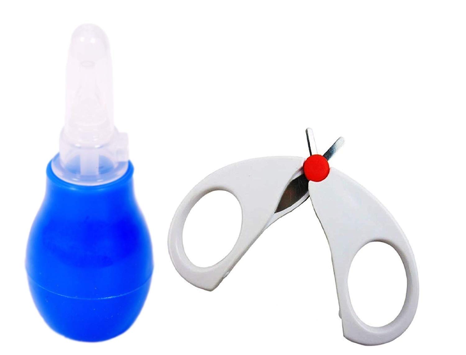 Baby Nose Cleaner Blister Pack/Aspirator Vacum Sucker Nose Mucus Snot Cleaner Pump And Baby Safty Baby Nail Cutter Nail Clipper Nail Safety Scissors Nail Care New Clipper for Baby (Both Color May Vary )-image-49