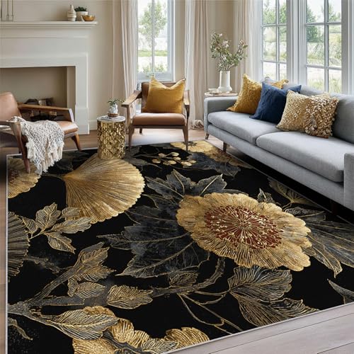 8x10 Chinese Fan Flower Rug