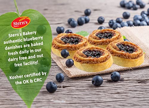 Holiday Gift Basket, Fruit Danish Pastries | Gourmet Christmas Holiday Corporate Food Gifts in Gift box |12 Individually Wrapped BLUEBERRY Filled Cinnamon Buns | Halloween,Thanksgiving-Stern’s Bakery - Image 6