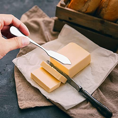 Kinmingzhu GT-88 8Pcs Stainless Steel Butter Knife, Cheese/Butter Spreaders, Breakfast Spreads Knives,Cheese And Condiments thumb #3