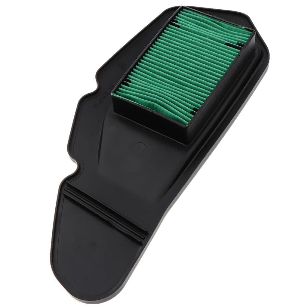 D DOLITY Motorcycle Motorbike Air Intake Flow Filter Cleaner Element Replacement for Honda PCX 150 (Green) - Green