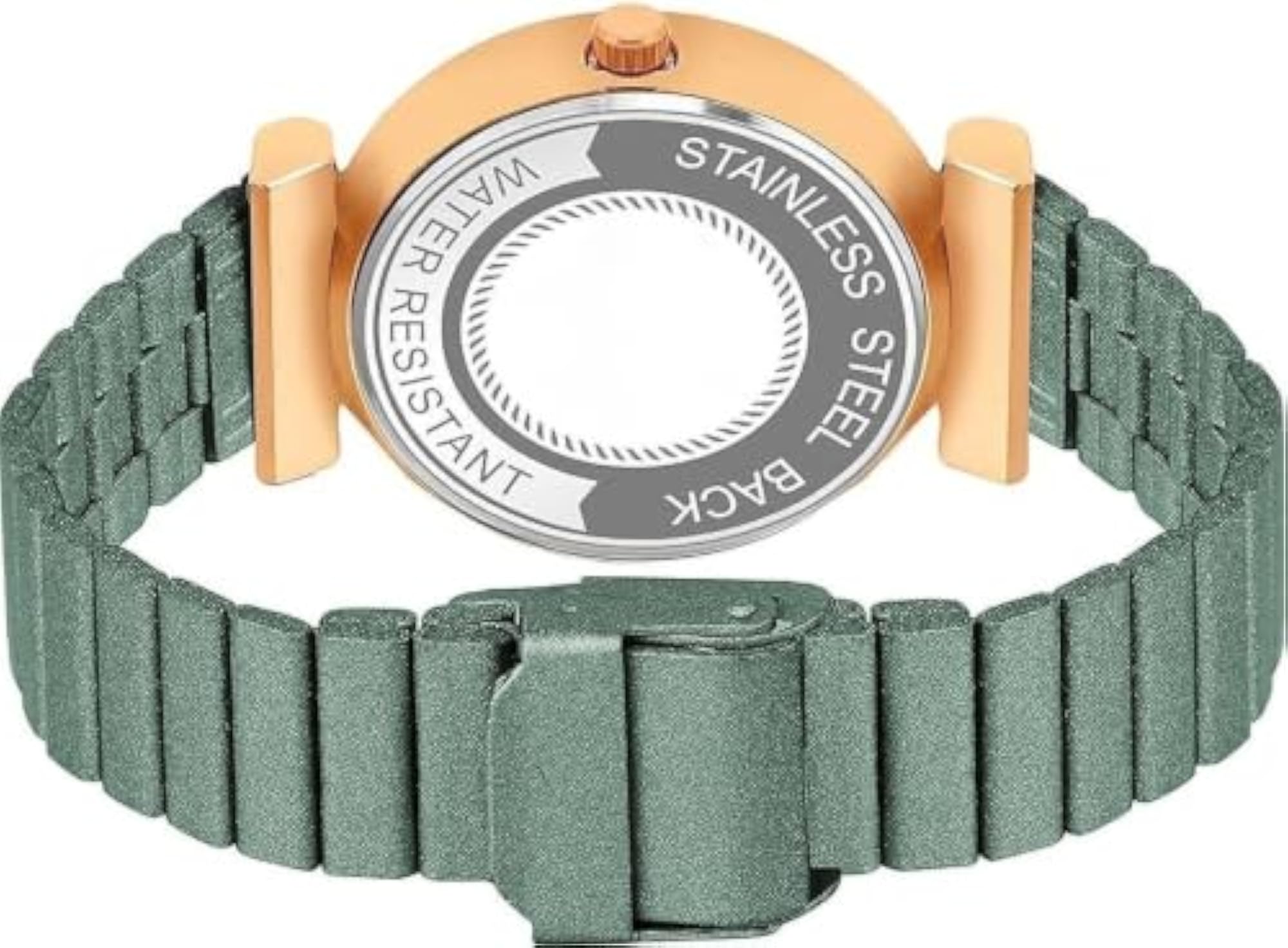Women's Modern Analog Wrist Watch, Sleek Dial Design