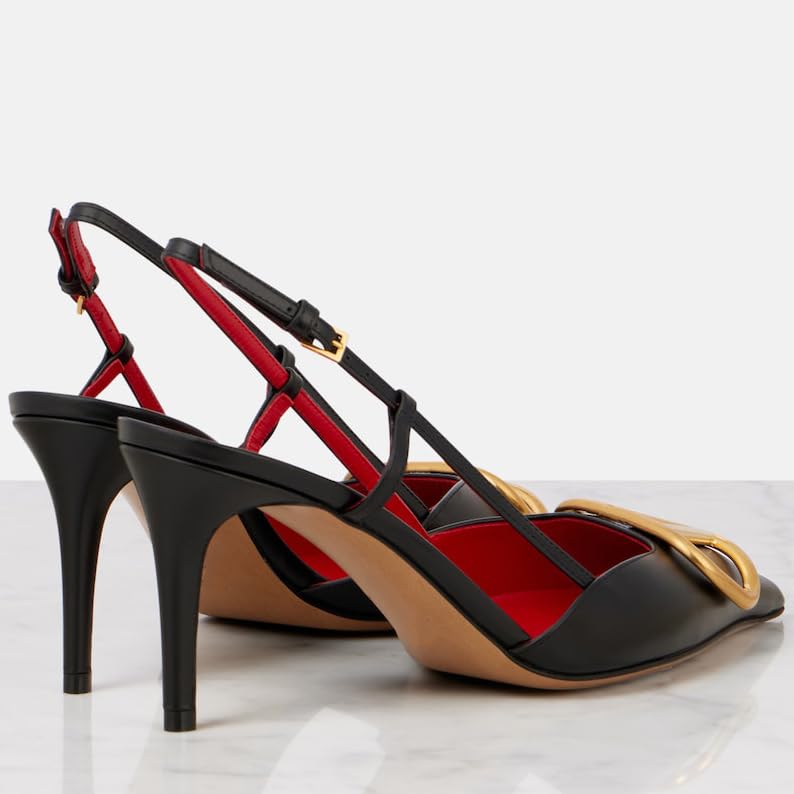 Womens Slingback High Heels Pointed Toe Stiletto Heeled Sandals Sexy Slip On Pumps Backless Evening Prom Party Dress Shoes Nude3