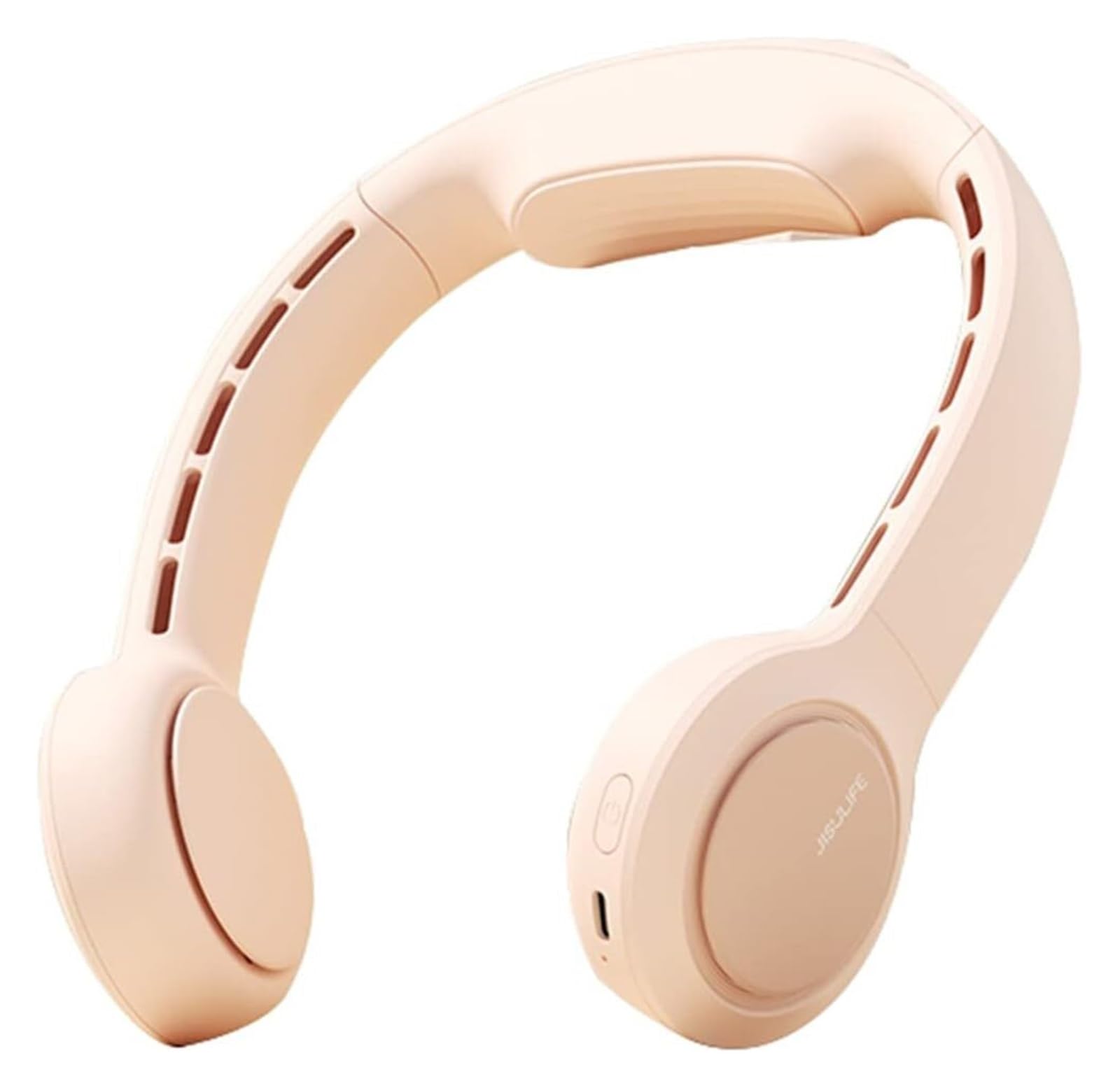 UDPOIUYT Wearable Cooling Fan, 4500mAh USB Leafless Neck Fan, 3+1 Speed, Hands-Free