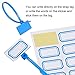 Zhanmai 140 Pieces 6 Inch Nylon Cable Marker Ties Tags Self Locking Cord Ties Labels Wire Straps with Marker Pen and White Self Adhesive Special Stickers for Home and Office Use