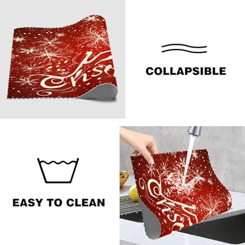 Set de table thermorésistant rouge protège efficacement votre nappe en bois - 5
