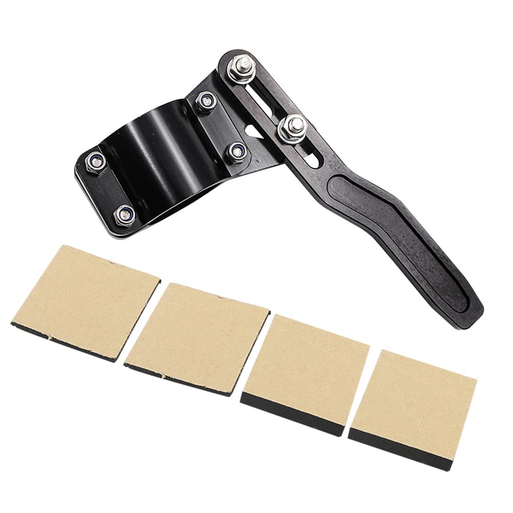 Blinkerhebel Verlängerung, MoreChioce 18mm-28mm Einsteller Lenkstange Aluminiumlegierung Auto Blinkerhebelverlängerung Lenkrad Drehstange Position Up Kit Blinkerhebel Positionierungs Kit,Schwarz