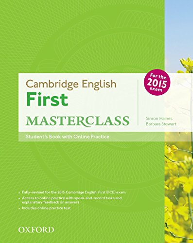 First masterclass. Student's book-Skills practice online-Test online. Per le Scuole superiori. Con e First masterclass. Student's book-Skills practice online-Test online. Per le Scuole superiori. Con e
