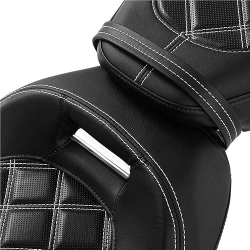Asiento perfil bajo moto Touring pasajero trasero y conductor 6