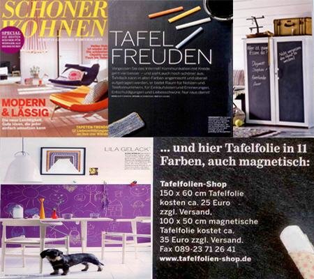 KaRoFoilFIX Zelfklevende en magnetische vinyl-bordfolie in verschillende maten | kleur: zwart | incl. krijtstift… - Image 4