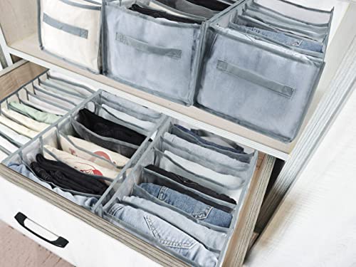 Kikilie 6 Pack Closet Organizers,Drawer Organizers For Clothing,Foldable Wardrobe Clothes Organizer Underwear Drawer Organizer,Drawer Dividers For Clothes,Clothes Organizer For Folded Clothes #TOP6