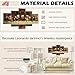 YOUHONG 5 Piece Last Supper Wall Art Christian Wall Decor Jesus Posters Leonardo Da Vinci Dining Room Decor The Last Supper Painting for Bedroom Living Room Decor (50''W x 24''H)