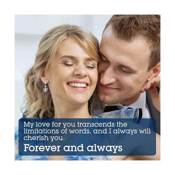 Heart Engraved Moissanite Earrings - 'I LOVE YOU' Gift for Wife or Girlfriend, Anniversary or Birthday Present - Image 6