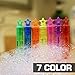 Laxdacee 28 Pack Mini Bubble Wand Set(7 Colour), Punertoy Party Favor Summer Toy for Kids Party, Celebrations, Birthdays, Gift