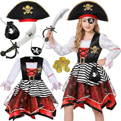 Disfraz de Pirata para Niñas miniatura 1