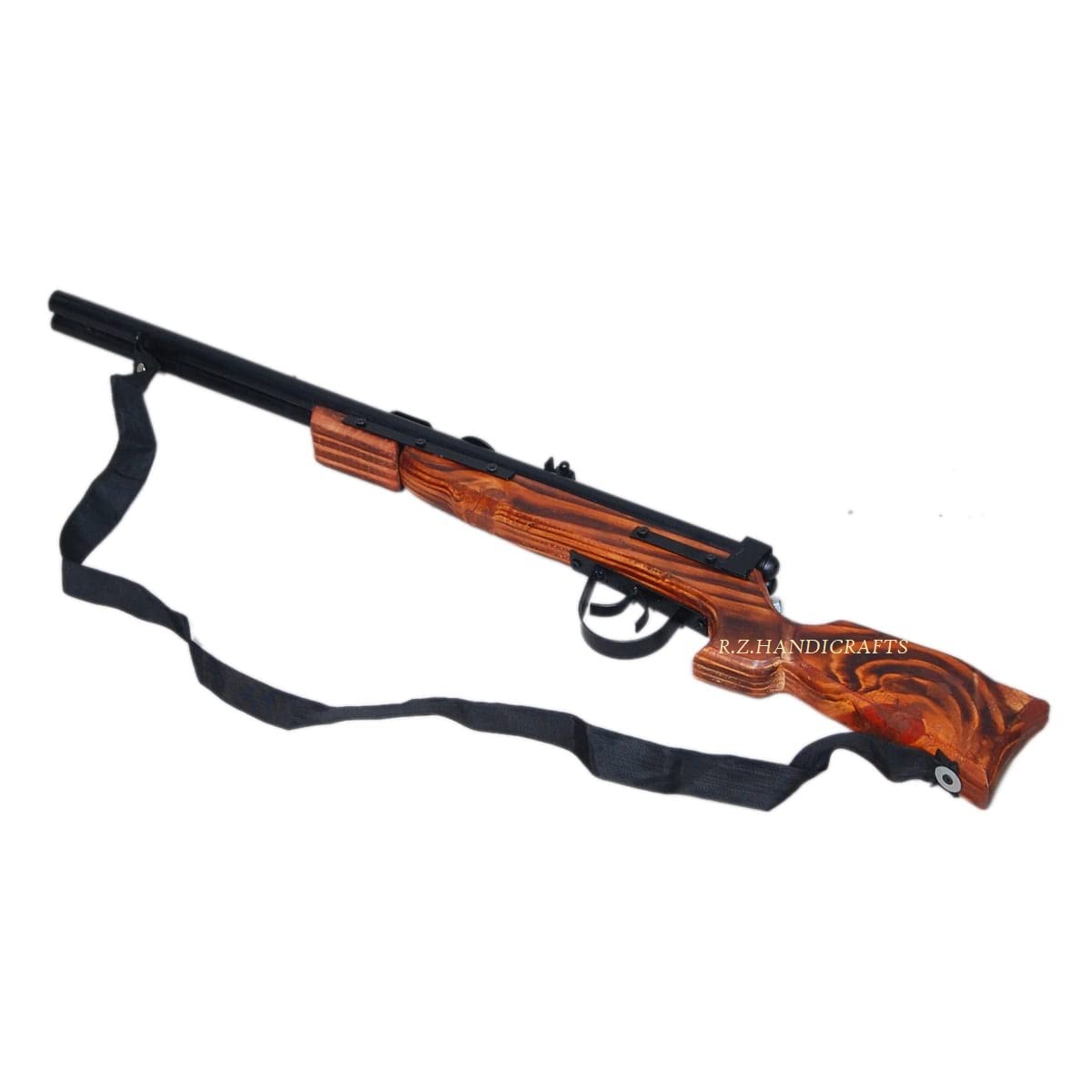 R.Z.HANDICRAFTS Wooden Wall Hanging ShowpieceToy Gun Vintage Look Bandook for Wall 33 Inch-image-34