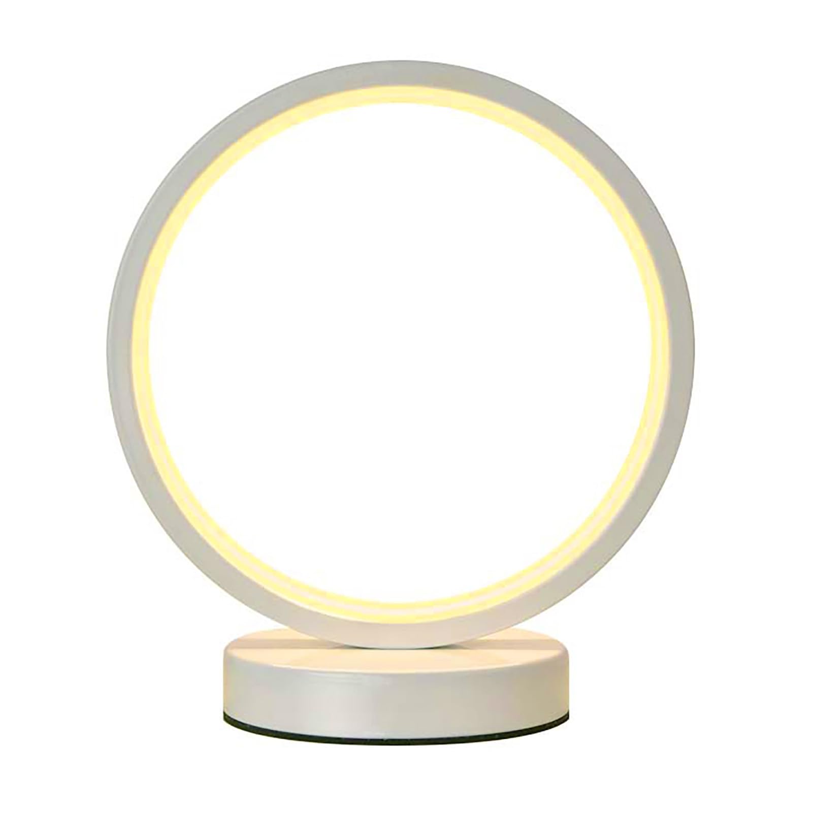 HERCHR Lámpara De Mesa con Control Táctil, Lámpara De Mesita De Noche, Luz De Escritorio LED Moderna con Cargador, Lámpara De Escritorio Recargable, Bonita(A)