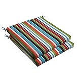 Sorra Home Sunbrella Bristol Square Chair Cushion (Set of 2) - Fade & Water...