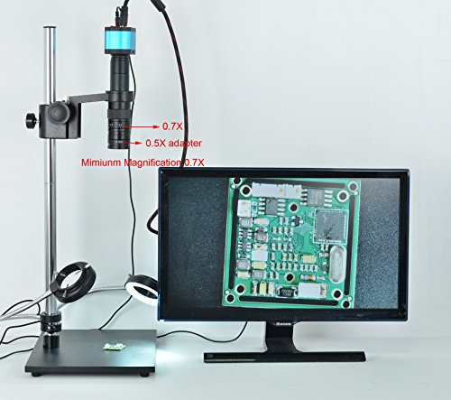 Lentille de Barlow 0.5x pour microscope évite de toucher l'objectif