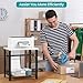 ELITEROO Label Holder for Rolls and Fanfold Labels, Wood Thermal Label Holder, Shipping Label Stand for Thermal Printer, Desktop Accessories Supplies for Home, Office, Small Business, White