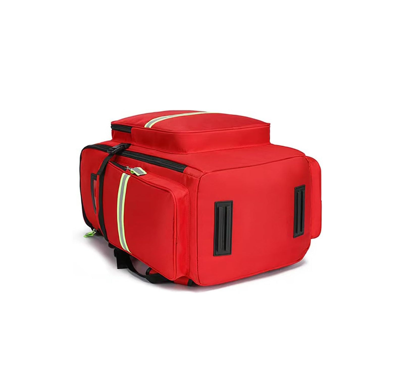 Sac à Dos Professionnel de Premiers Secours Vide,Sac à dos d'urgence pour médecins, pour la maison, la voiture, les infirmières en voyage, le camping, le camion, la randonnée, etc(Red,Large)