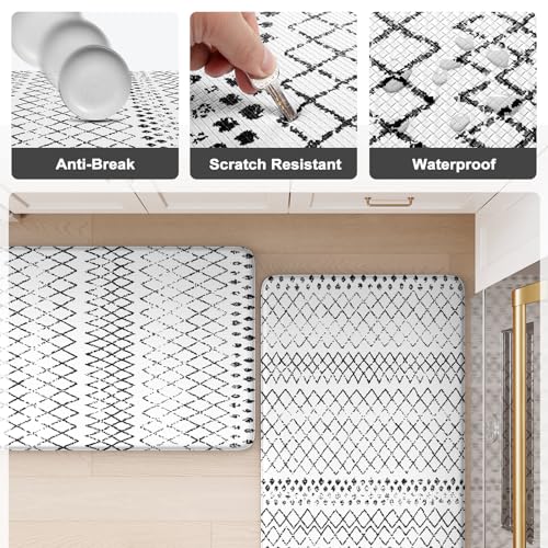 Kimode Anti Fatigue Kitchen Mat, 20 Inchx47 Inch+20 Inchx32 Inch Kitchen Rugs Set Of 2, Non-Slip Kitchen Floor Mats Cushioned thumb #5