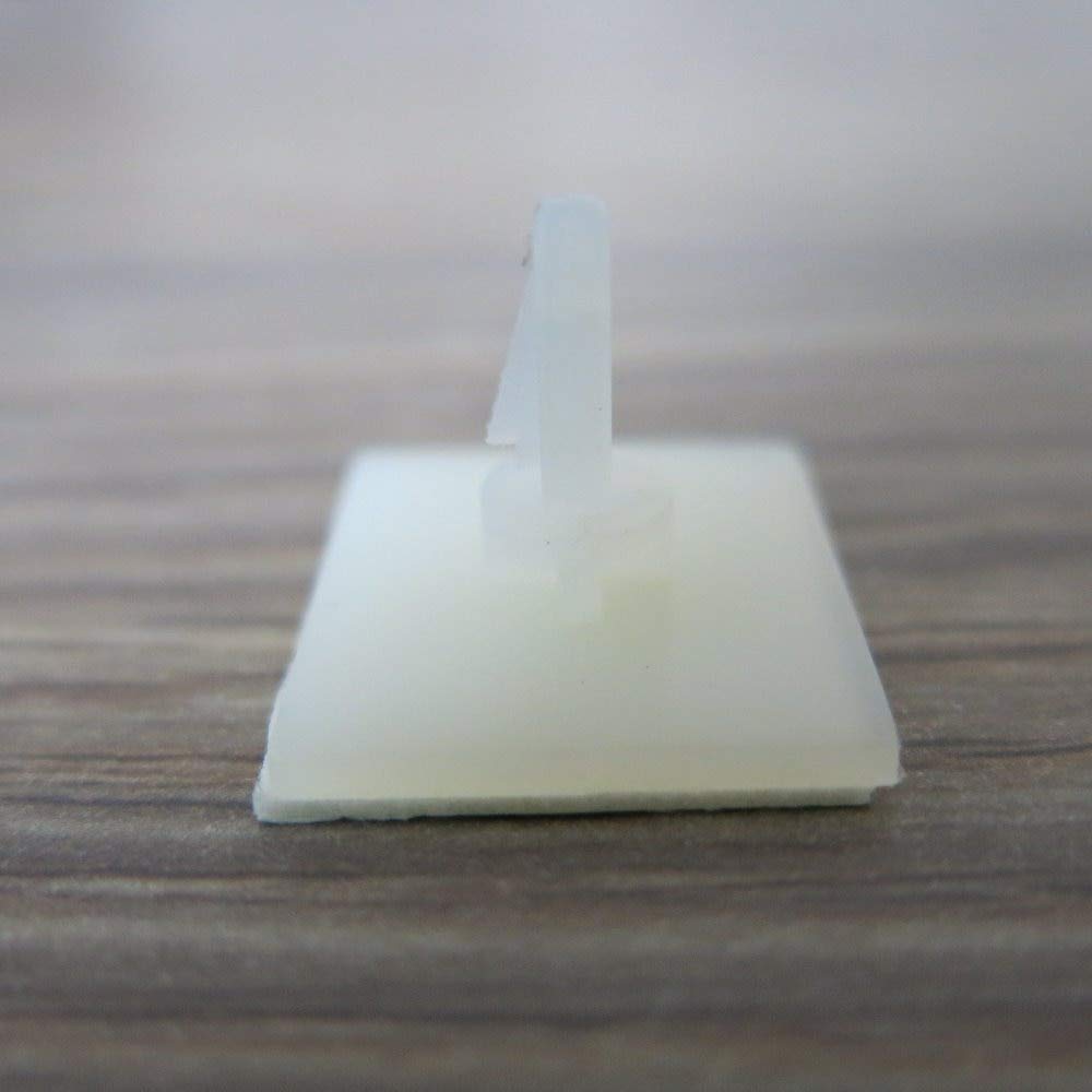 100Pcs Nylon Plastic Adhesive Spacer Standoff Locking Snap-In Posts Fi