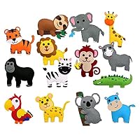 Amazon | 動物園 フェルト 動物 アニマル フェルト アニマル クラフト