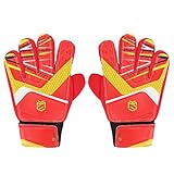 MSDFNSDOL Kinder-Torwarthandschuhe, Fußball-Torwarthandschuhe mit Rutschfester Latex-Handfläche,...