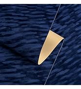 YENHOME Self Adhesive Blue Felt Fabric Wallpaper Peel And Stick 17.7"X118" Blue Felt Wallpaper