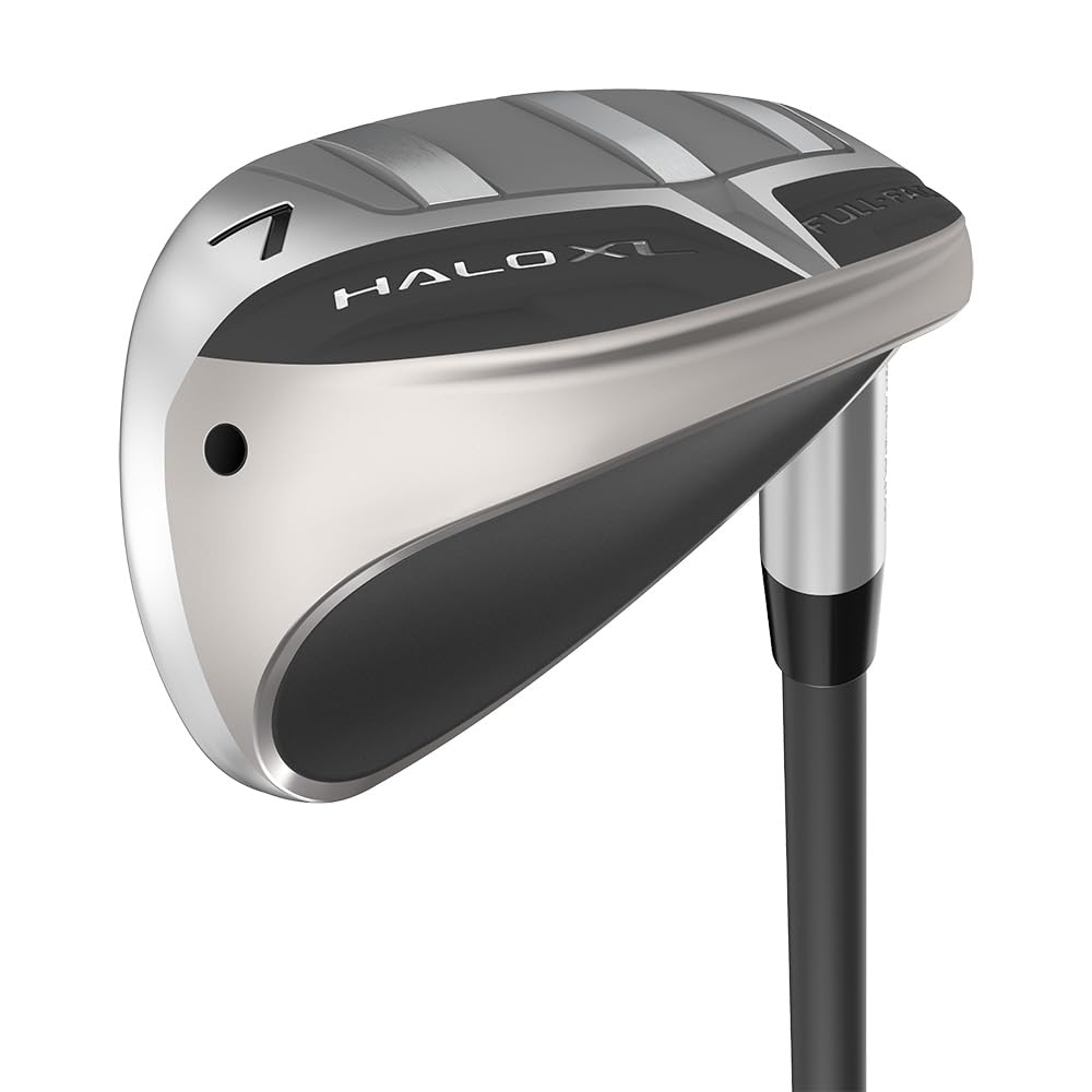 Cleveland HALO XL Full-Face Herren Eisen, Graphit, Herren, Rechtshänder, UST Helium Nanocore, Regular, 6-PW (5 Schläger), Graphit