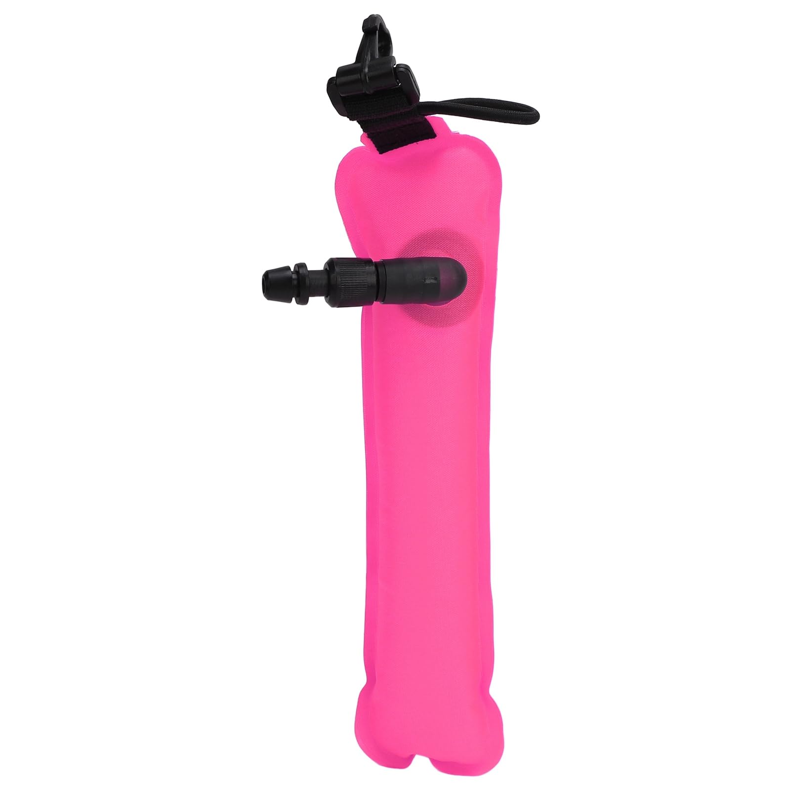 Mini Diving SMB Marker Buoy Waterproof High Visibility Diving Buoy for Underwater Activities (Fluorescent Orange)