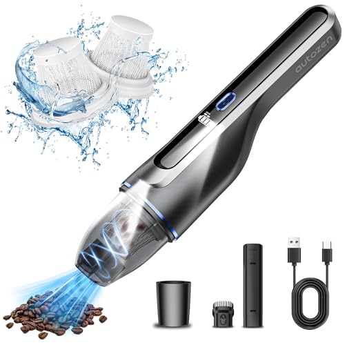 Handheld Vacuum Cordless - Car Vacuum with Brushless Motor 15000PA Suction, 1.2lbs Lightweight, 2H Type C Fast Charge, LED Light&Screen Display, Portable Mini Vacuum for Car Home Cleaning, H4 Olam