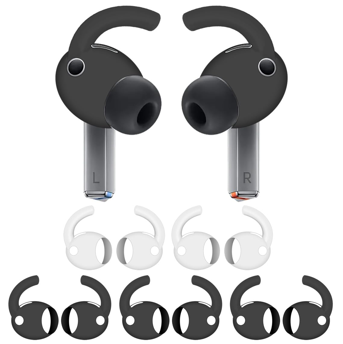 Amazon.com: IiEXCEL Galaxy Buds 3 Pro Ear Hooks Wingtip, 5 Pairs