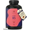 True Nature Vitamin B5 Pantothenic Acid High Dose 500 mg/day 365 Capsules Energy metabolism mental performance and less fatigue 1 year supply - vegan laboratory tested and produced in Germany